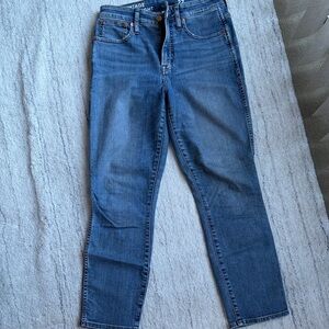 J. Crew Women's Vintage Slim Straight High Rise Jeans - Blue